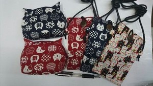 Bag Mini Pouche Japanese Pattern