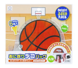 日本製 made in japan おにぎりデコパック丸型(ベースボール/パスケットボール) KK-314
