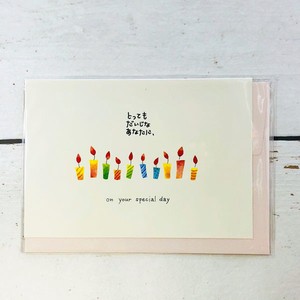 Greeting Card Candles