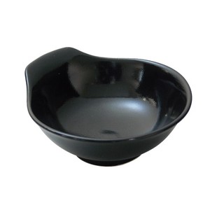 Banko ware Side Dish Bowl Jet Black Made in Japan