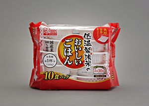 【アイリスオーヤマ　食品　パック米】　低温製法米のおいしいごはん 国産米100％ 150g×10P 4個セット