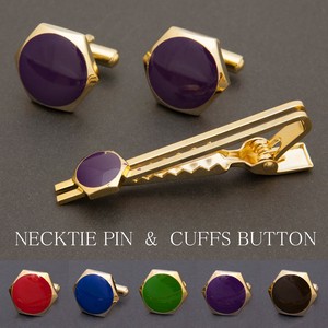 Tie Clip/Cufflink 5-colors