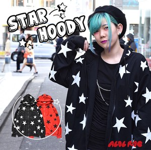 Hoodie Long Sleeves Stars Star Pattern