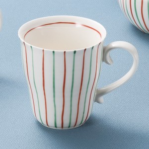 ■【マグカップ】白磁色十草マグカップ