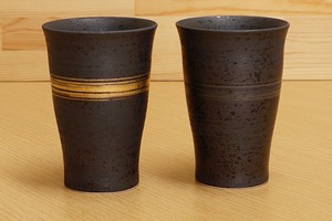 波佐見焼 ビアカップ キーポ 金彩 銀彩 日本製 ビールカップ ビアグラス