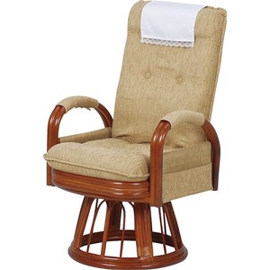 【直送可】籐椅子 RZ-974-Hi-LBR（送料無料）