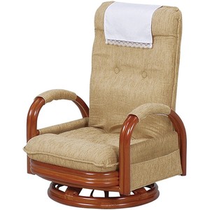 【直送可】籐椅子 RZ-972-Hi-LBR（送料無料）