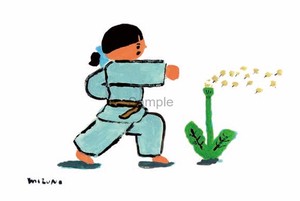 CATACANA [ポストカード] ミズノマサミ　-karate girl-