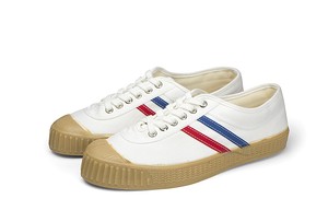 INN-STANT CANVAS SHOES-NEO #803 WHITE/RED-BLUE(GUM SOLE)