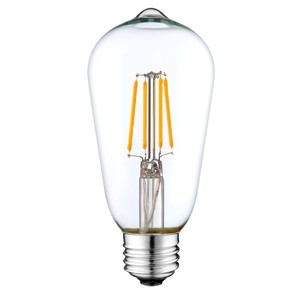 LEDフィラメント エジソン電球 E26型 ST64【送料無料】