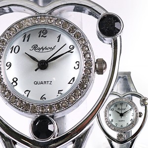 ラポールウォッチ　ハートバングルウォッチ　レディース腕時計　ファッション　アクセサリー　ブレスレット