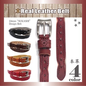Belt Design Unisex Genuine Leather