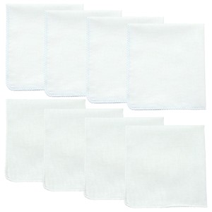 Gauze Handkerchief 8-pcs pack Made in Japan