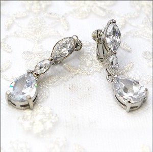 Clip-On Earrings Silver Post Earrings earring