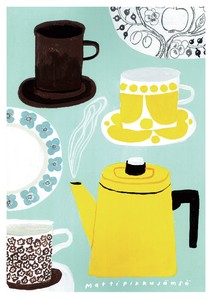 Postcard Design Coffee Time