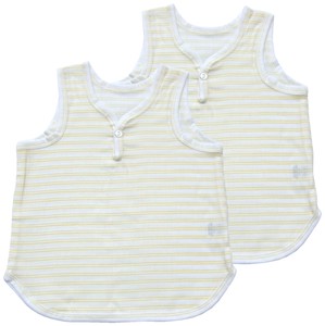 婴儿连身衣/连衣裙 条纹 2件每组 日本制造