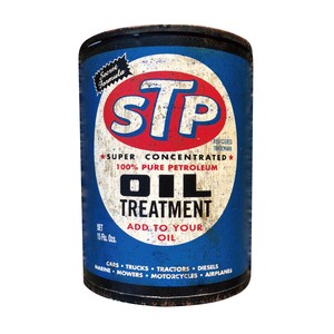 立体看板【STP OIL CAN】オイル缶 プレート サイン アメリカン雑貨