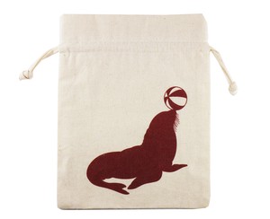Pouch/Case Animal Print Drawstring Bag Cotton