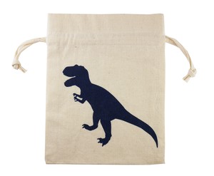 Pouch/Case Drawstring Bag Cotton Tyrannosaurus