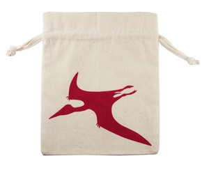 Pouch/Case Pteranodon Drawstring Bag Cotton