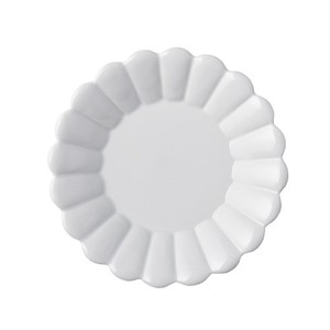 キクワリ（白）19cm丸皿