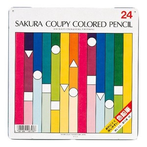 Colored Pencils Coupy Colored Pencils Standard SAKURA CRAY-PAS 24-colors