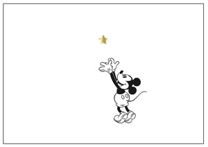 【日本製】Disney ポストカード　ミッキー/キャッチスター