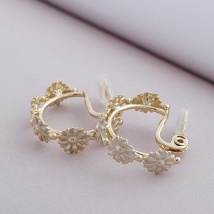 Clip-On Earrings Blossom Made in Japan