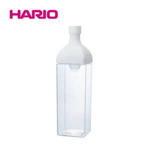 『HARIO』夏定番水出しお茶用 カークボトル・ホワイト 1,200ml KAB-120-W （ハリオ）