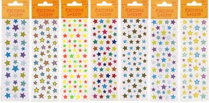 Stickers Sticker Colorful Star Slim