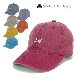 【年間品】SHF−刺繍ウォッシュコットンローキャップ　ヤング帽子