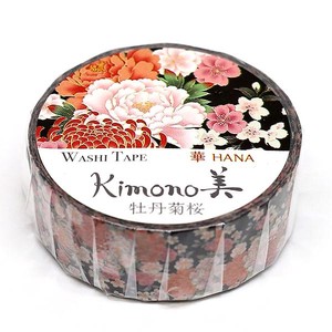 Washi Tape Peony Chrysanthemum Cherry Tree Washi Tape