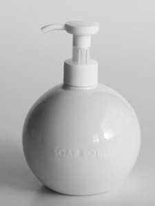 【SALIU】グローブソープボトル　ディスペンサー/液体石鹸/詰め替え容器/日本製/磁器/ロロ/lolo