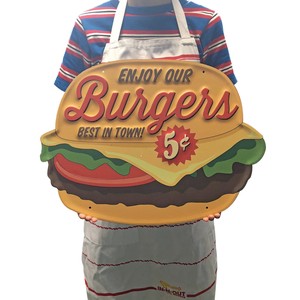 看板【BIG BURGER】ハンバーガー アメリカン雑貨