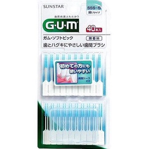 サンスター 〈G･U･m〉ガム・歯周プロケアソフトピック40PサイズSSS〜S