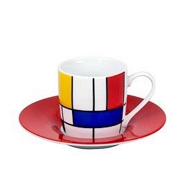 【ドイツ雑貨】KONITZ　コーニッツ　Mondrian - -Largeモンドリアンラージ（エスプレッソカップ）