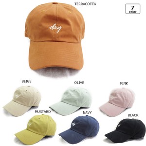 day刺繍シンプルローキャップ CAP 帽子