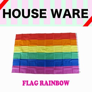 Strung Flag Hang Tags Colorful Rainbow Flag