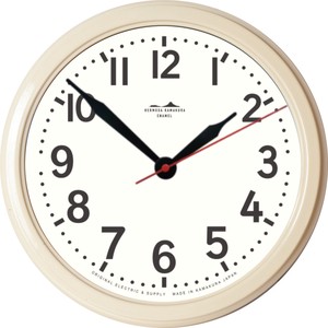 【一部予約商品】【ホーロークロック】MADE IN KAMAKURAこだわり満載の壁掛け時計