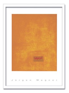 インテリアアート/JURGEN WEGNER/Untitled,1991(orange)