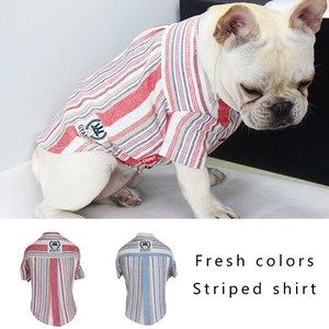 Cat Clothes Stripe Pet items Dog