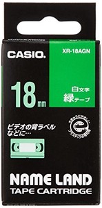 カシオ ネームランドテープ XR-18AGN 00028583