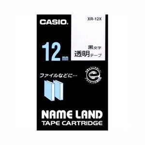 カシオ ネームランドテープ XR-12X 00012839