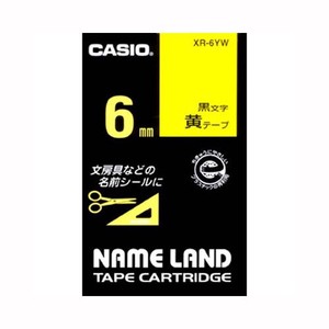 カシオ ネームランドテープ XR-6YW 00012855