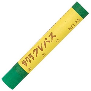 Crayon SAKURA CRAY-PAS Green 10-pcs set