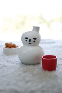 雪だるま酒器セット 3色【日本製】【美濃焼】