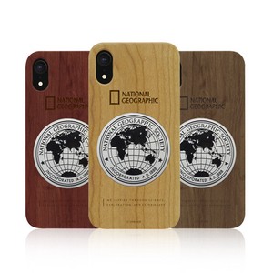 【iPhone XS Max、XR】Metal-Deco Wood Case（メタルデコウッドケース）