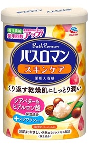 アース製薬　バスロマン　スキンケア　シアバター＆ヒアルロン酸 【 入浴剤 】