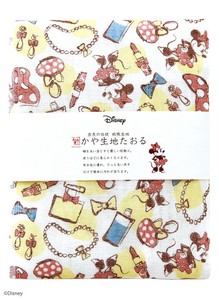 【日本製】Disney ディズニー かや生地 たおる 『ファッションミニー』 奈良の 蚊帳生地 使用