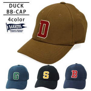 帽子 キャップ メンズ ベースボールキャップ ダック DUCK ワッペン ロゴ PENNANTBANNERS